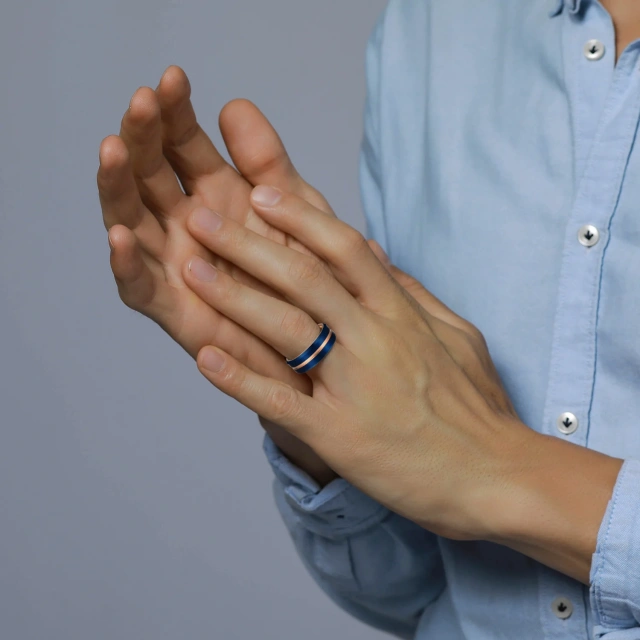 Ready to Ship Fashion Rings 8mm Tungsten Ring Center Beveled Edges Matte Rings for Men Wedding Band Comfort Fit