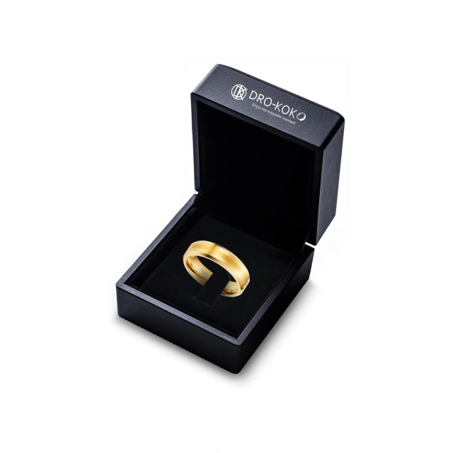 Wholesale Latest Ring Designs 6mm 8mm Wedding Couple Ring Gold Tungsten Ring for Man