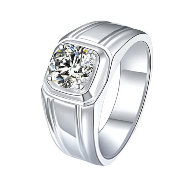 Fashion Jewelry Punk Stone Stainless Steel Silver Plated 18K Gold Plated Titanium Engagement Steel Rings for Men Women