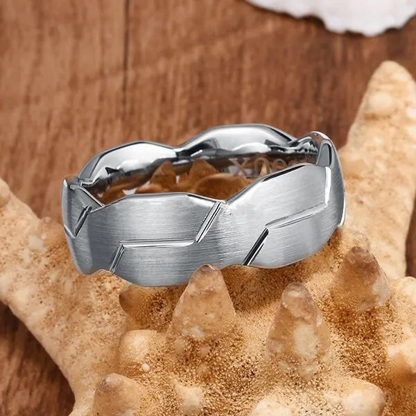 Factory Direct Sales High Quality 8mm Black Silver Tungsten Carbide Ring Brushed Couples Ring Set Wedding Band comfort Fit