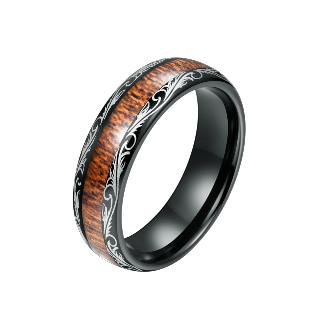 Factory Price Tungsten Cock Ring Men Jewelry Handmade Wooden Cock Ring Tungsten Cock Rings for Men