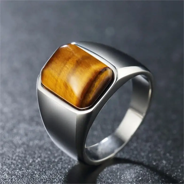 2024 Fashion Jewelry Silver 18K Gold Plated Titanium Steel Ring Stainless Steel Rings for Men Rings Couple