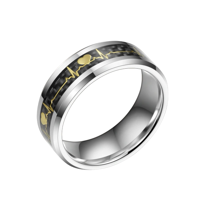 Men Cock Ring Tungsten Cock Ring Jewelry for Couple Silver Plated Sex Jewelry for Men