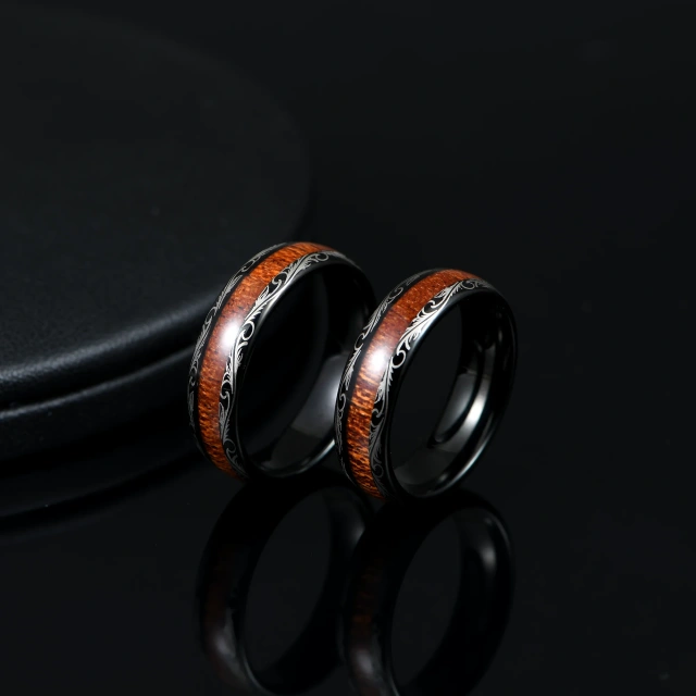 Factory Price Tungsten Cock Ring Men Jewelry Handmade Wooden Cock Ring Tungsten Cock Rings for Men