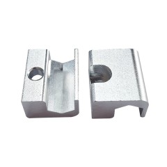 Aluminum alloy pipe clamp laboratory gas pipeline stainless steel pipe fixed pipe clamp.铝合金管夹导轨气瓶架端盖面板支架3/8寸1/2寸1/4寸,Aluminum alloy pipe clamp guide rail for pipelines铝合金管夹导轨实验室气体管路固定管卡