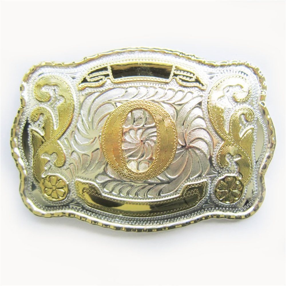 Large Size Initial Letter O Western Cowboy Belt Buckle Gurtelschnalle Boucle de ceinture