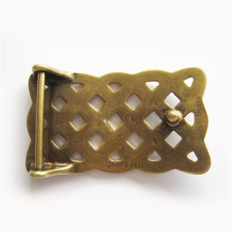 New 1.58 inches 40 mm Celtic Cross Knot Solid Brass Belt Buckle BUCKLE-BS002