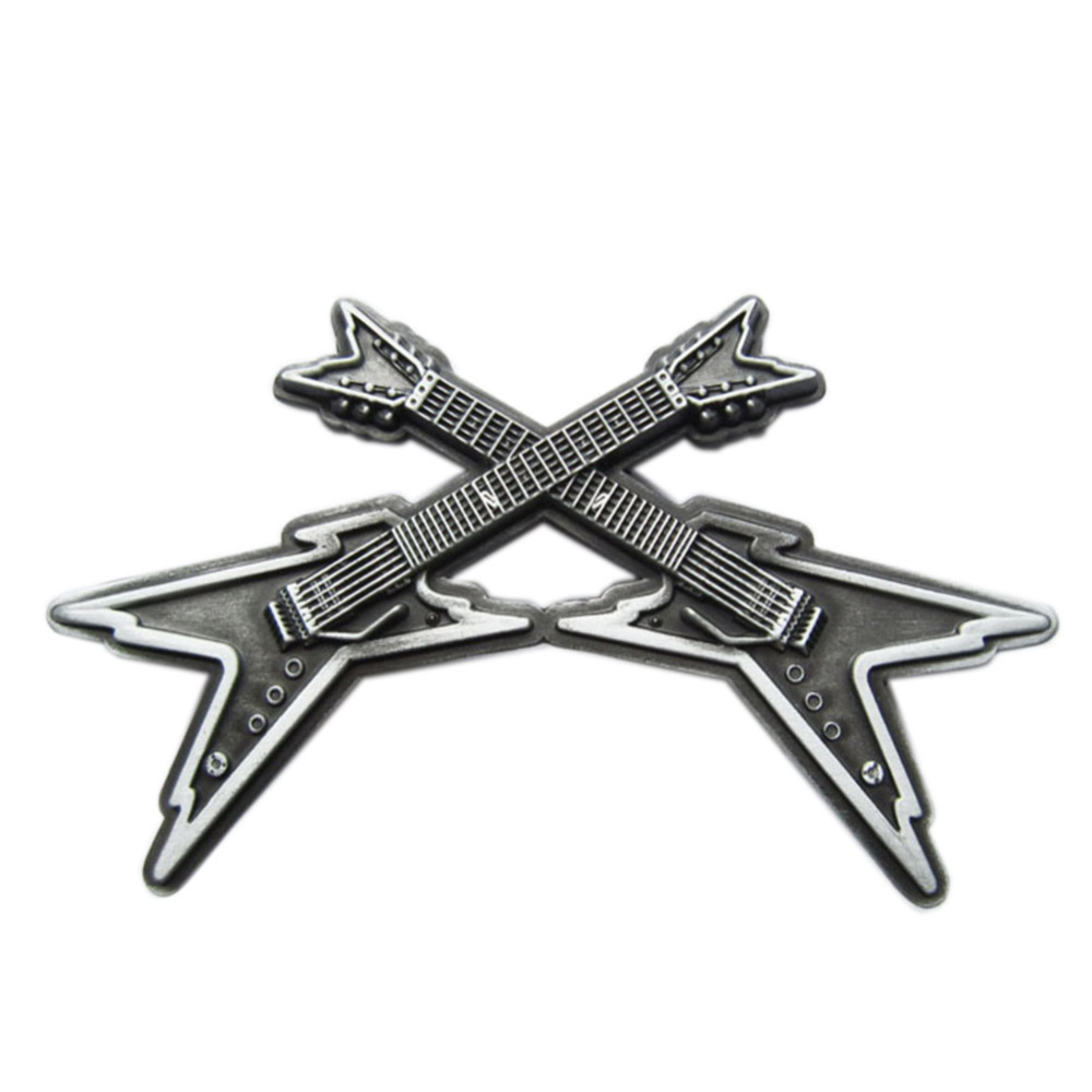 Vintage Cross Electric Guitar Belt Buckle Gurtelschnalle Boucle de ceinture