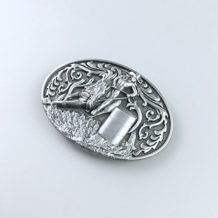 Vintage Style Cowgirl Rodeo Raceing Western Belt Buckle
