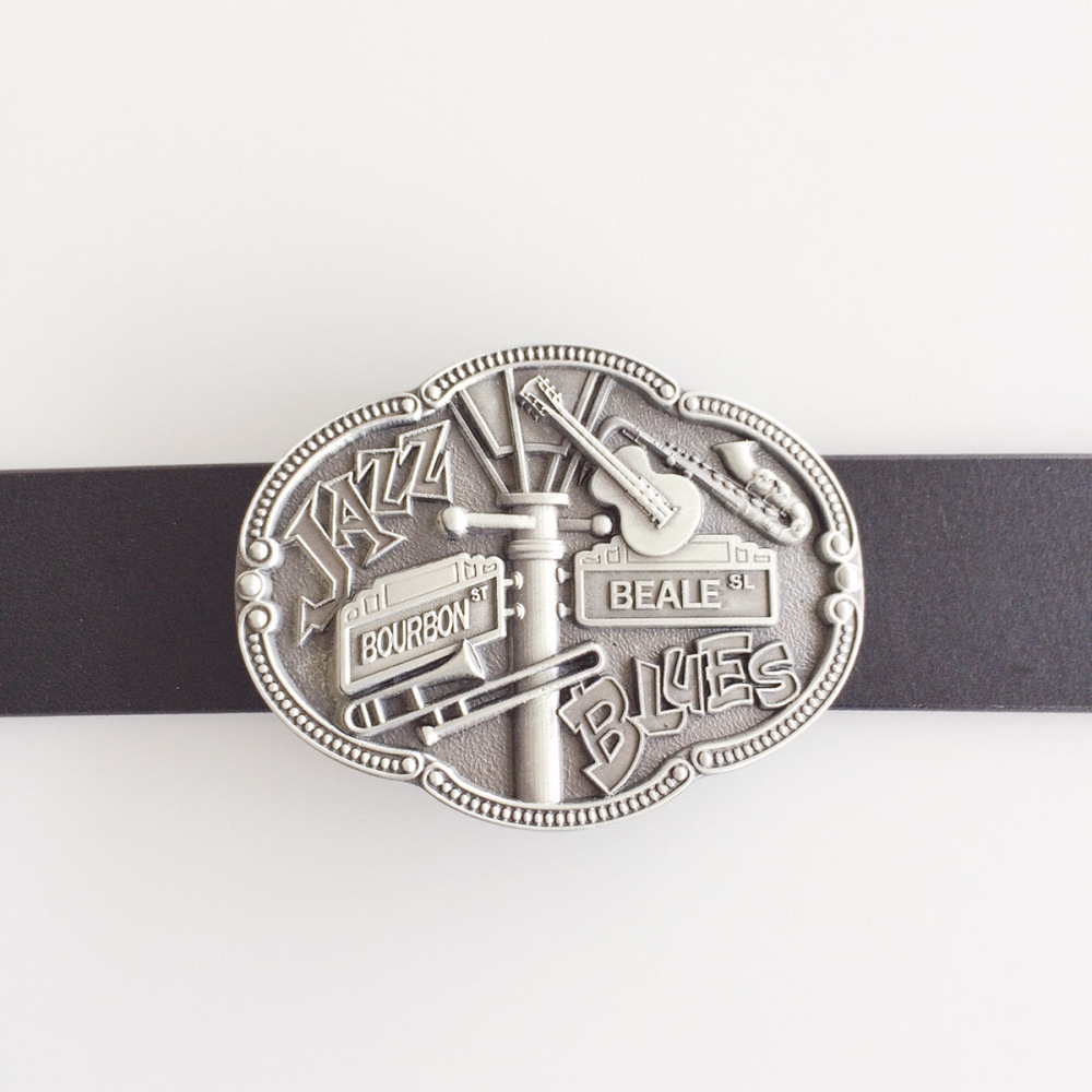 Vintage Jazz Blues Country Music Belt Buckle Gurtelschnalle Boucle de ceinture
