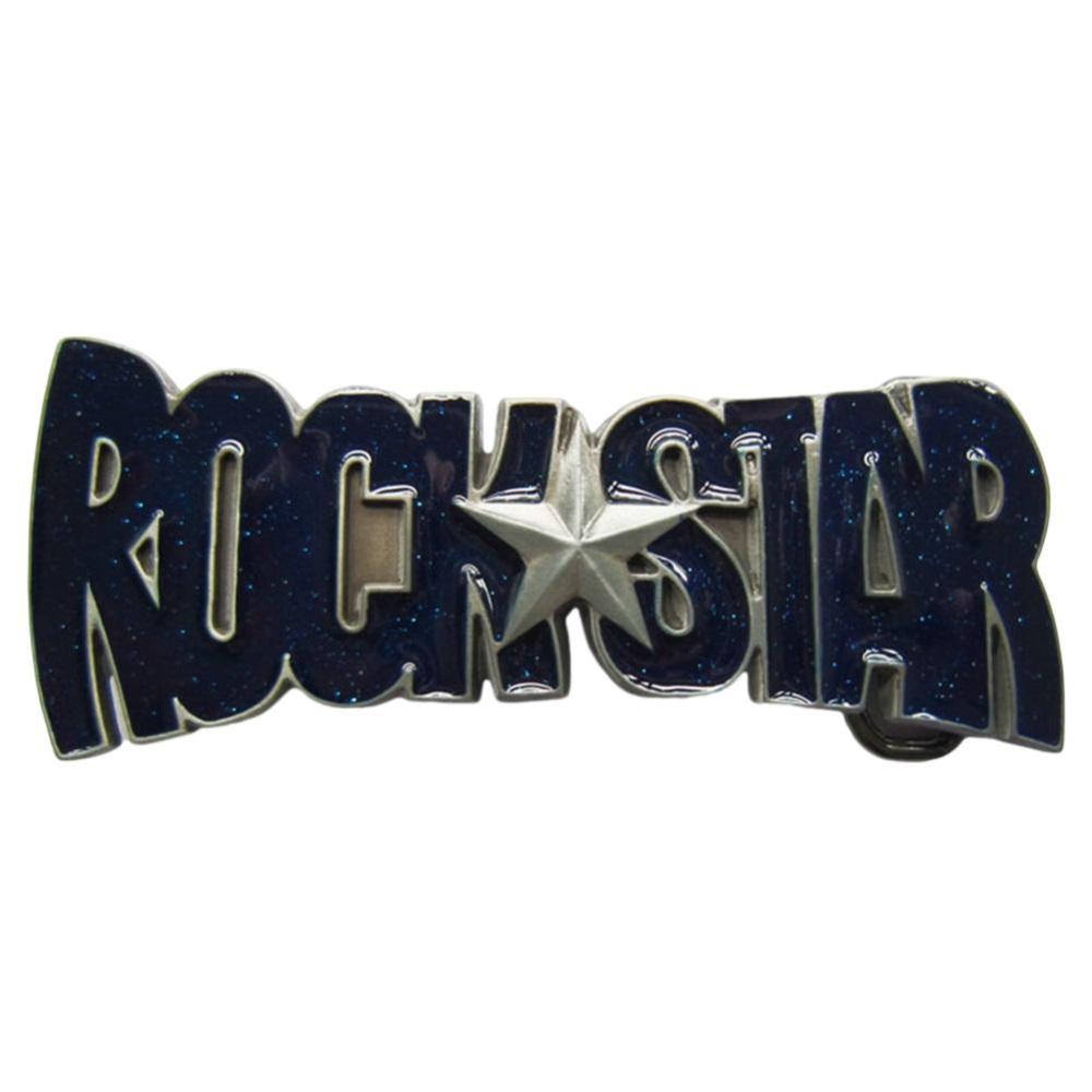 Enamel Star Music Belt Buckle
