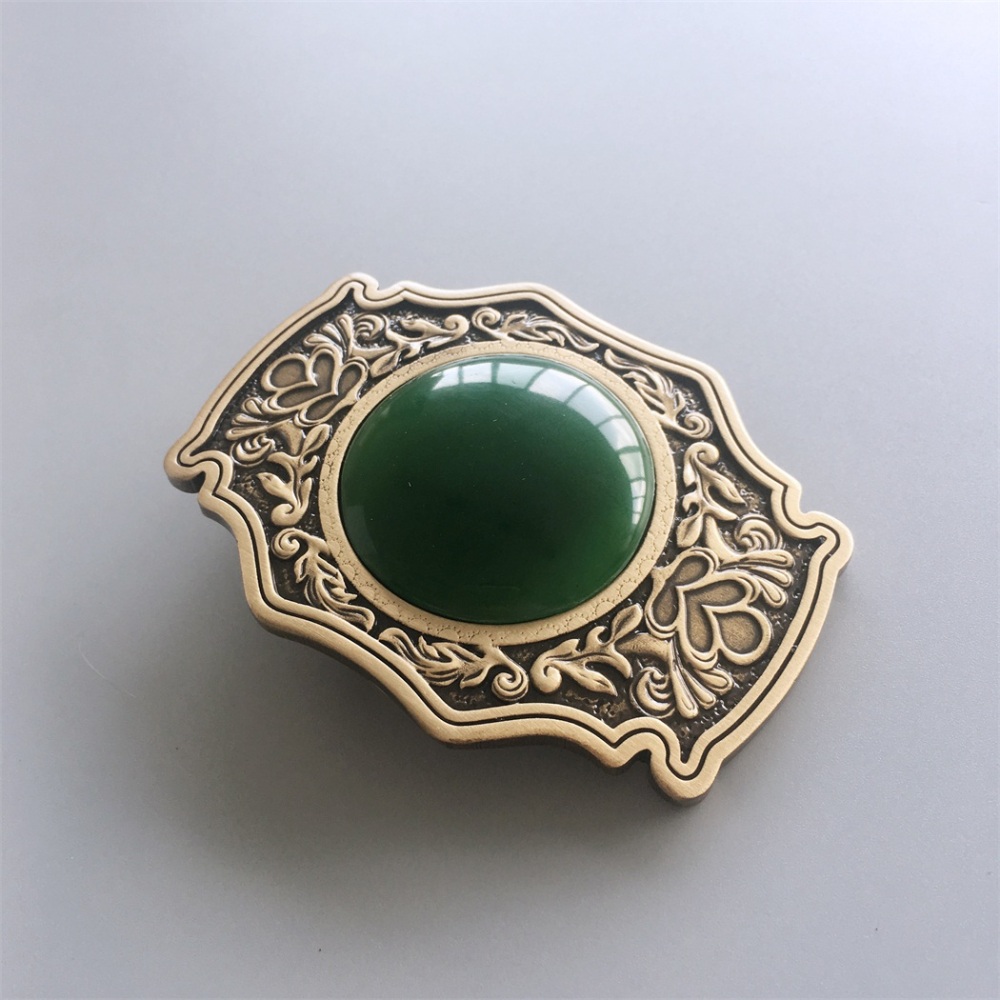 Enamel SouthWest Western Solid Brass Belt Buckle