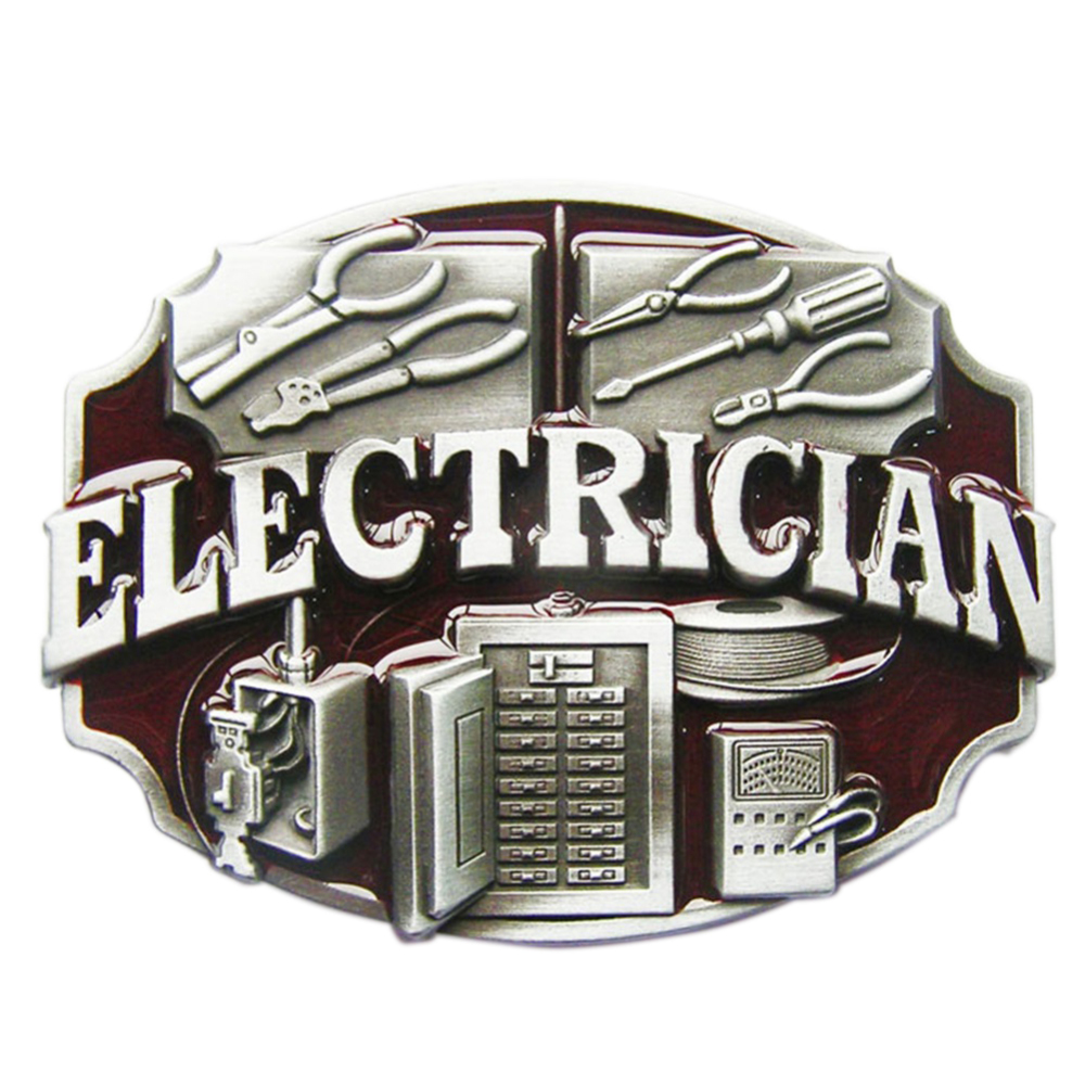 Enamel Trades Tradesman Belt Buckle