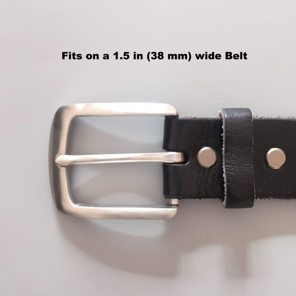 1.58 inches 40 mm Solid Stainless Steel Pin Belt Buckle
