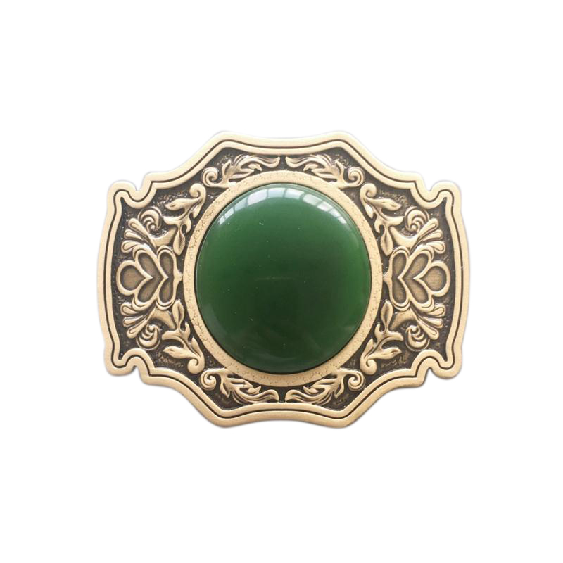 Enamel SouthWest Western Solid Brass Belt Buckle