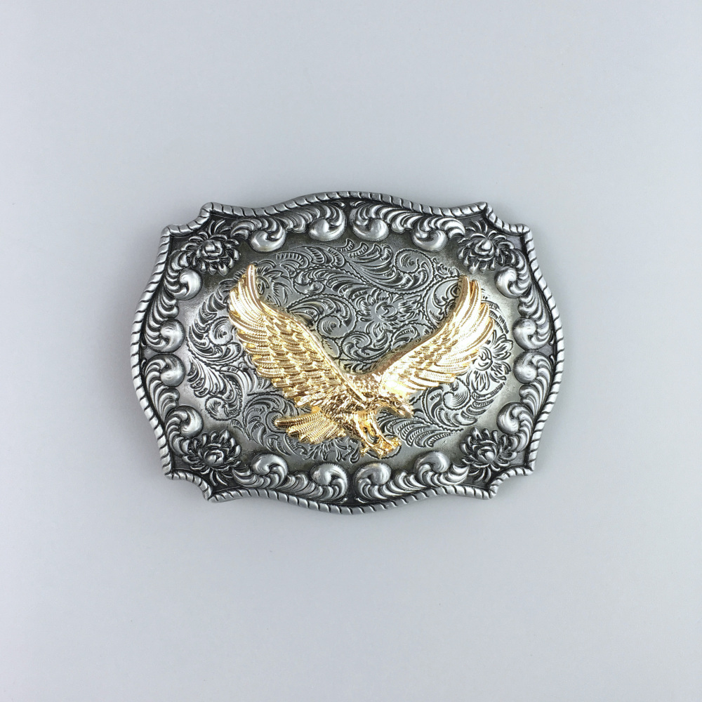 Western Rodeo Fly Eagle Double Color Belt Buckle Gurtelschnalle Boucle de ceinture
