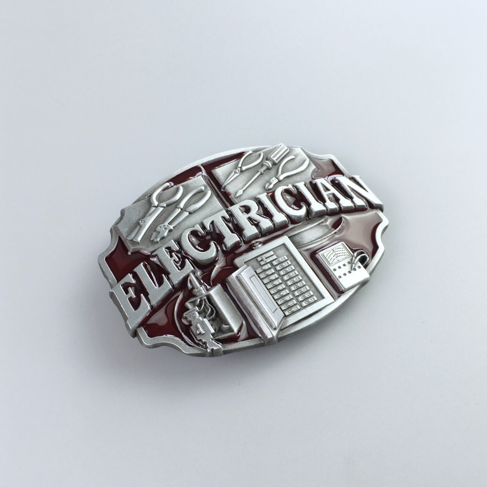 Enamel Trades Tradesman Belt Buckle