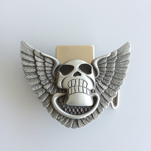 Vintage Style Angel Wing Skull Belt Buckle Gurtelschnalle Boucle de ceinture BUCKLE-LT014