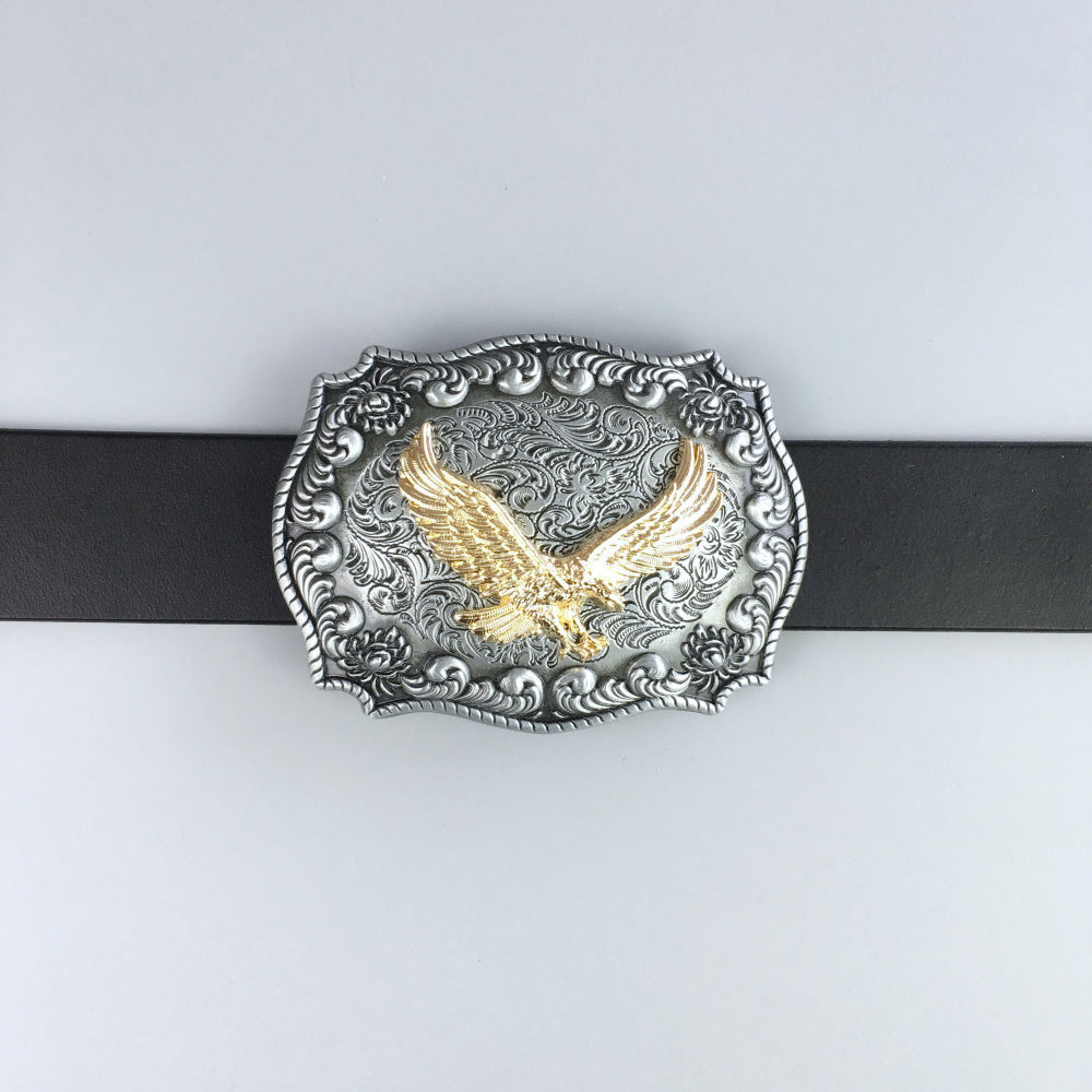 Western Rodeo Fly Eagle Double Color Belt Buckle Gurtelschnalle Boucle de ceinture