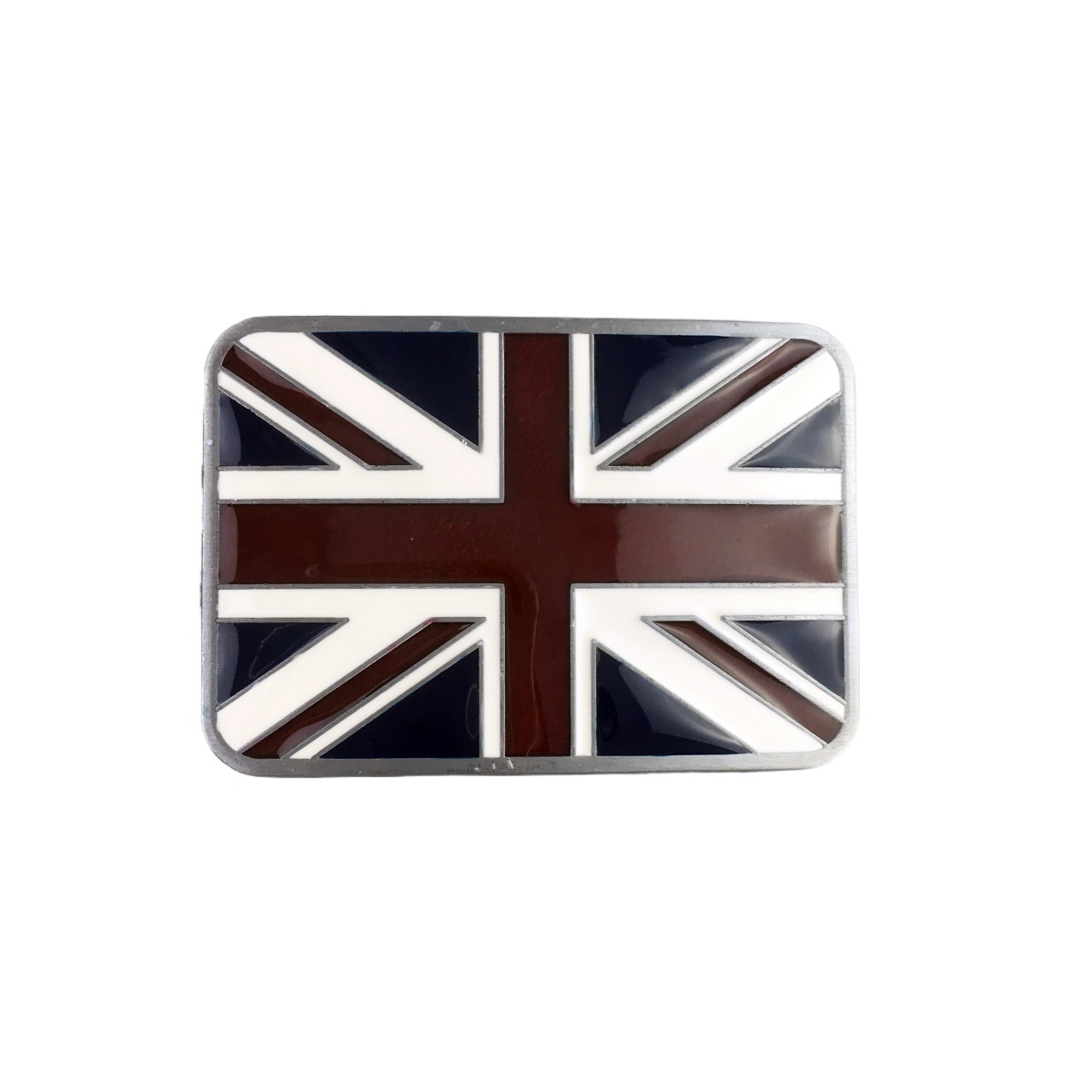 Vintage Style Enamel Union Jack Flag UK Flag Belt Buckle