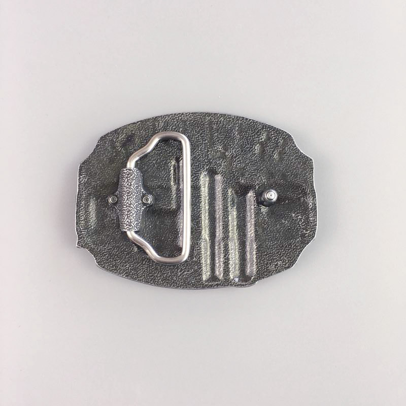 Antique Silver Welder Trades Tradesman Belt Buckle