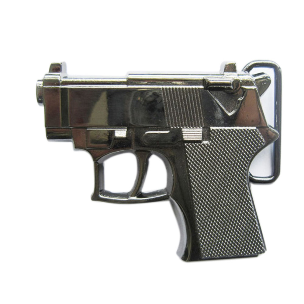 Belt Buckle (Grey Hand Gun)