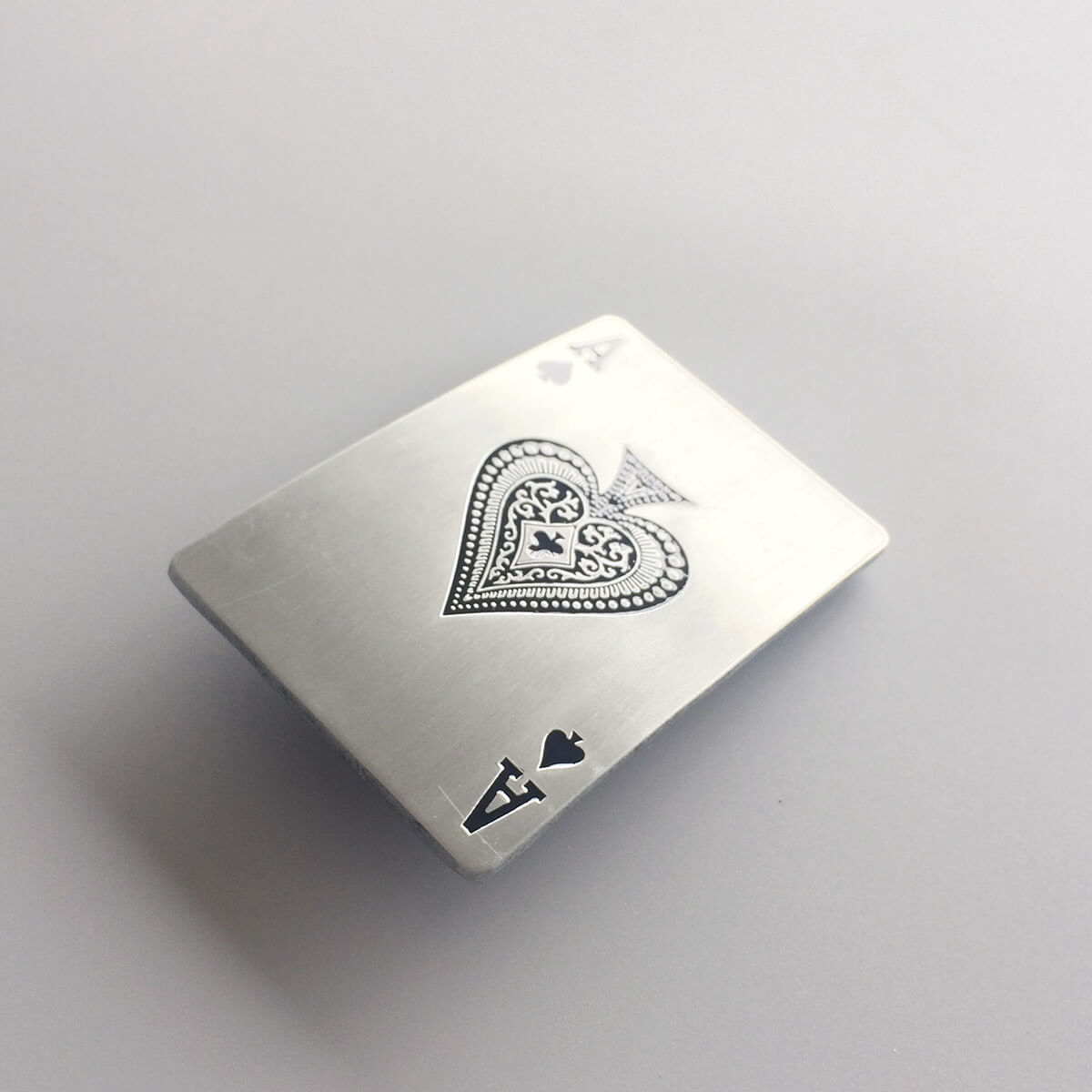 Vintage Style Enamel Royal Flush Spade Casino Card Rectangle Belt Buckle also Stock in the US BUCKLE-CS013