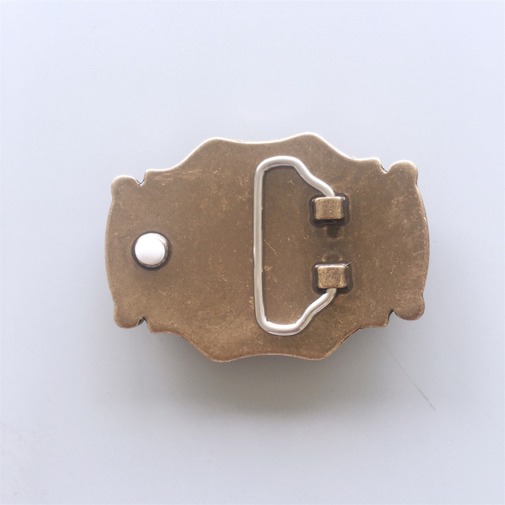 Enamel SouthWest Western Solid Brass Belt Buckle