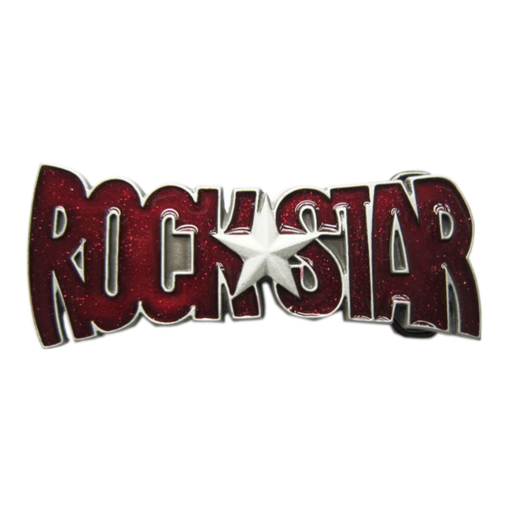 Enamel Star Music Belt Buckle