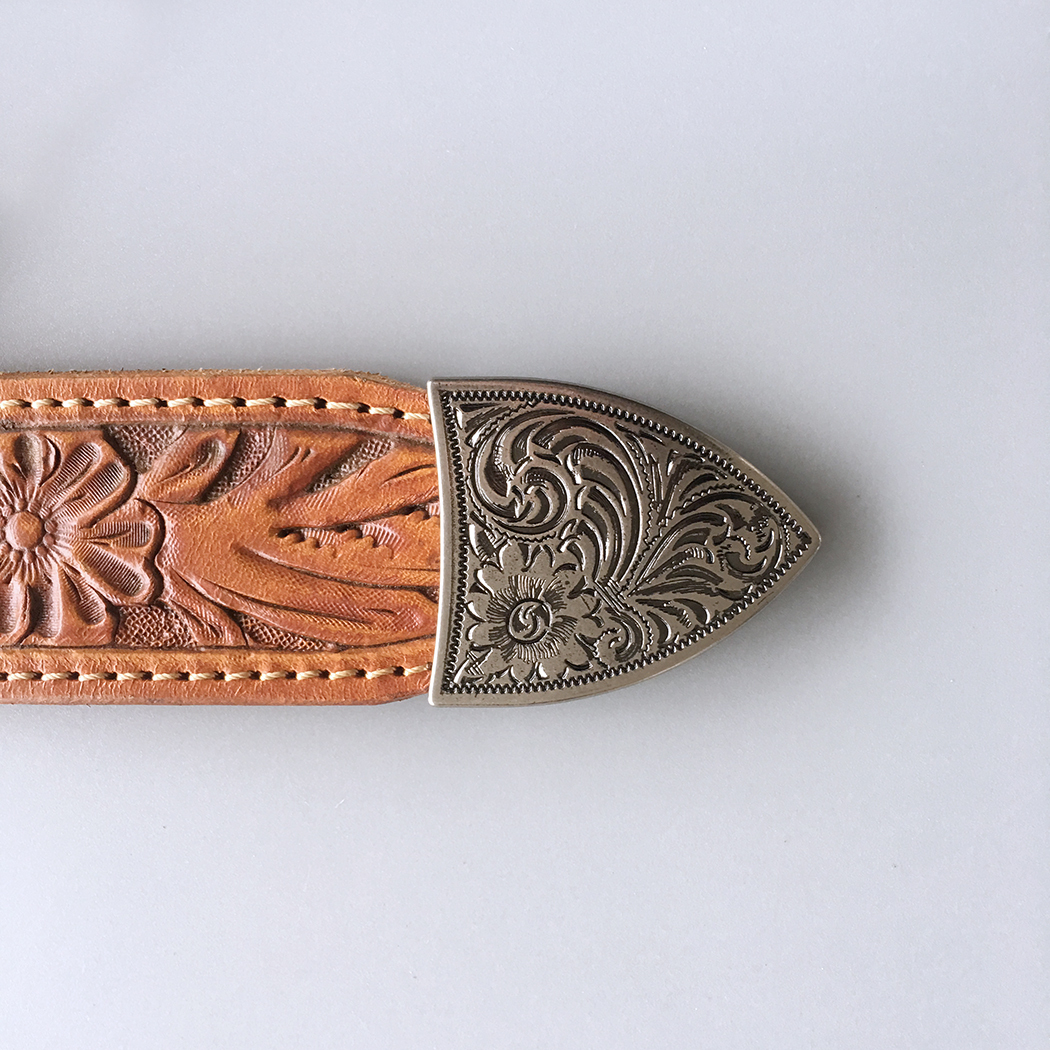 Vintage Pin Belt Buckle Hand Crafted Cowboy Cowgirl Western Genuine Leather Belt BELT-003-PIN3