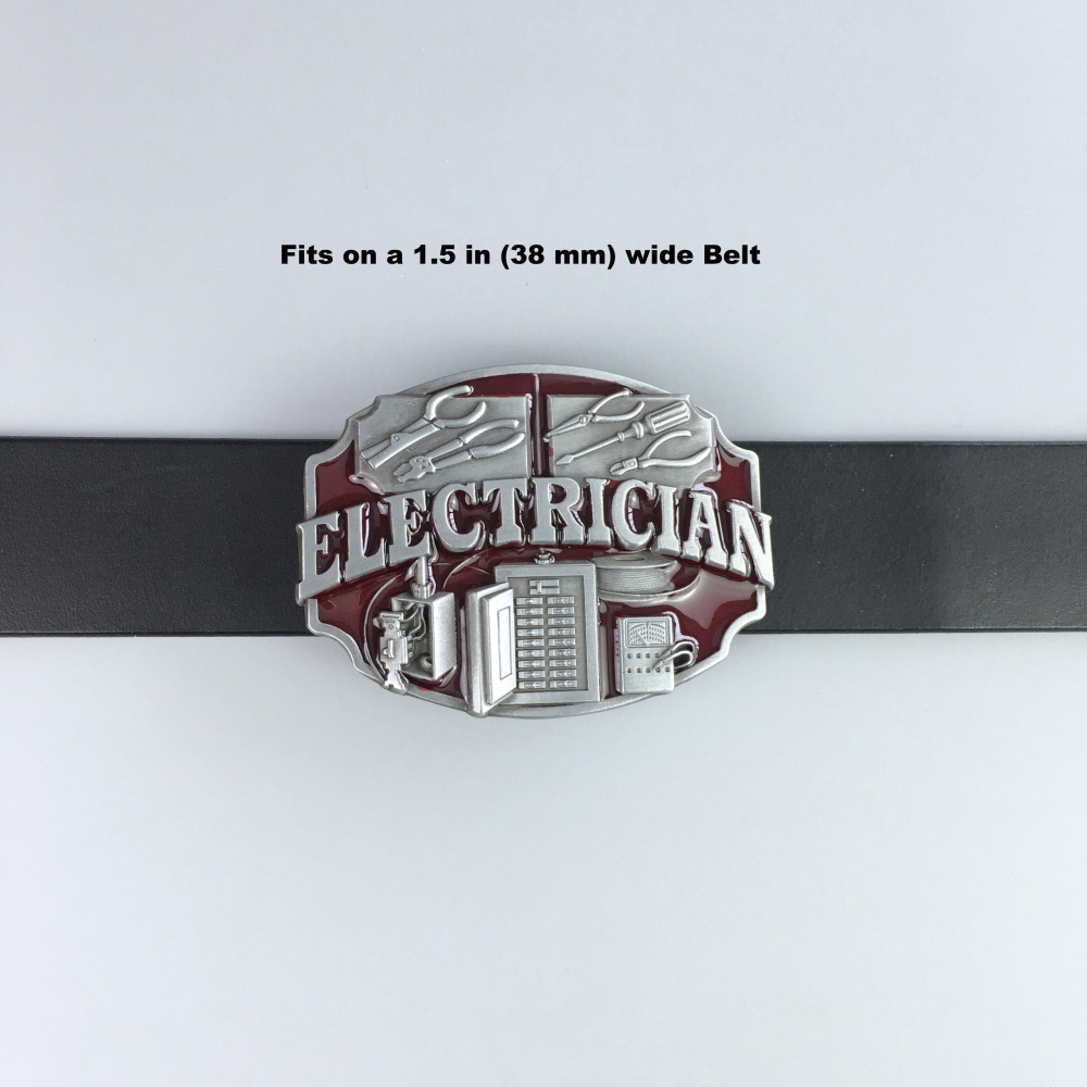 Enamel Trades Tradesman Belt Buckle