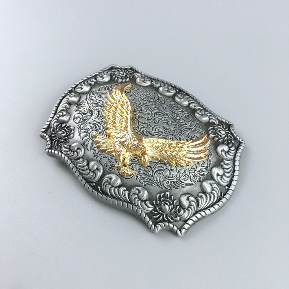 Western Rodeo Fly Eagle Double Color Belt Buckle Gurtelschnalle Boucle de ceinture