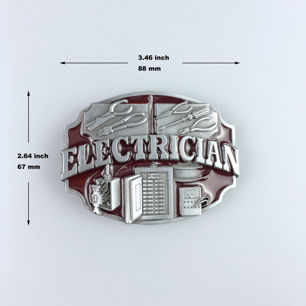 Enamel Trades Tradesman Belt Buckle