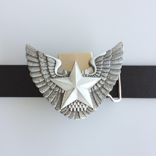 Vintage Style Angel Wing Star Belt Buckle Gurtelschnalle Boucle de ceinture BUCKLE-LT012