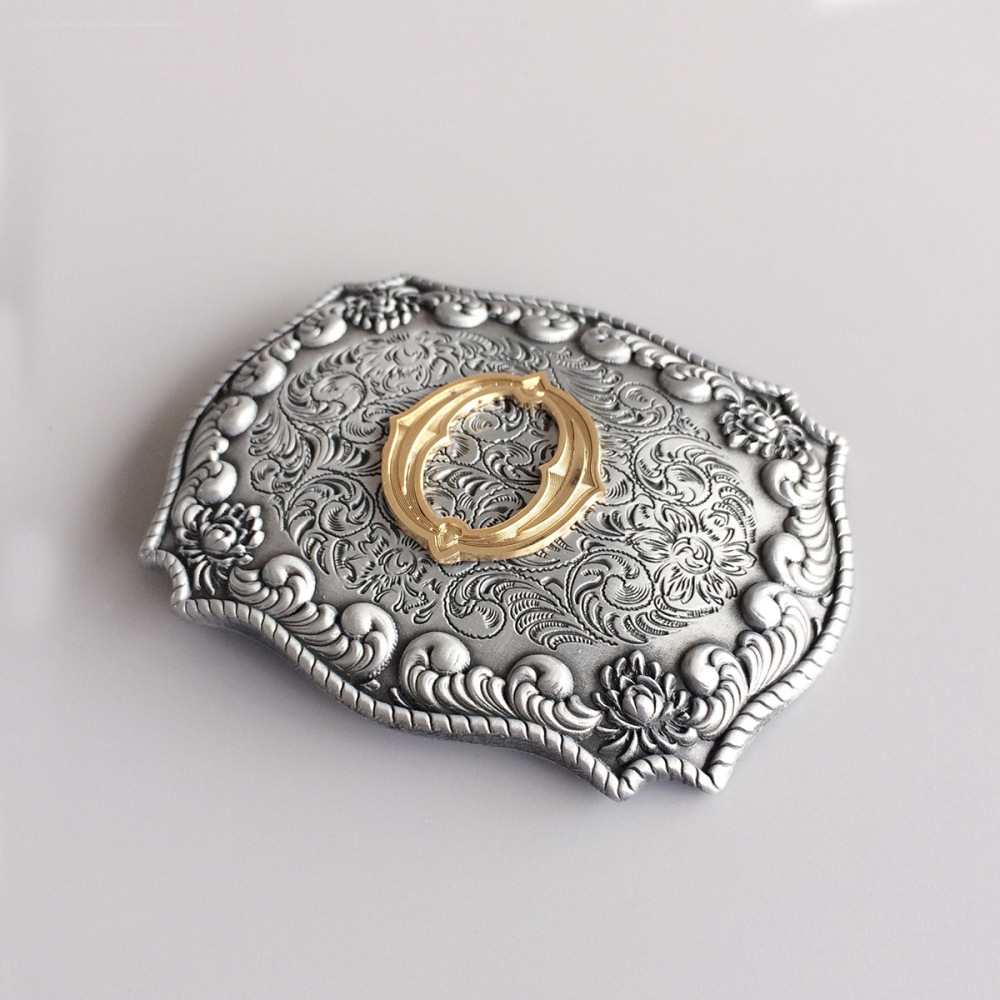 Initial Letter O Western Style Cowboy Cowgirl Belt Buckle BUCKLE-LE010O