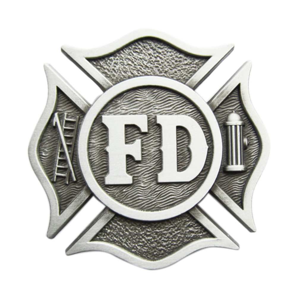 Vintage Fire Fighter Dept Classic Hero Belt Buckle Gurtelschnalle Boucle de ceinture