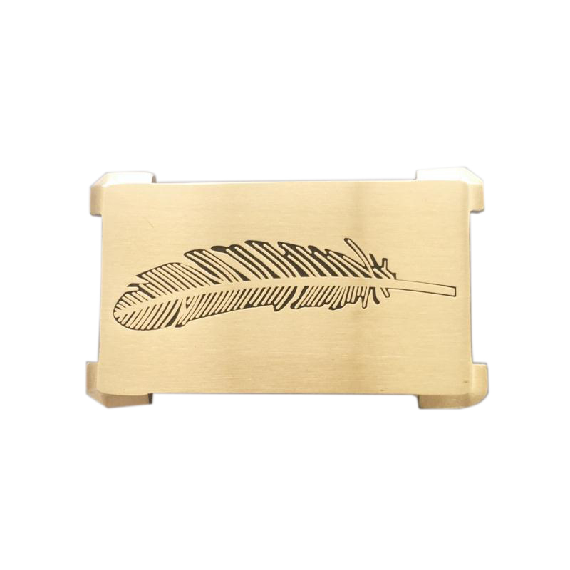 New Rectangle Solid Brass Belt Buckle BUCKLE-BS003