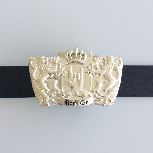 Bright Silver Lions Crown Belt Buckle Gurtelschnalle Boucle de ceinture BUCKLE-LT023