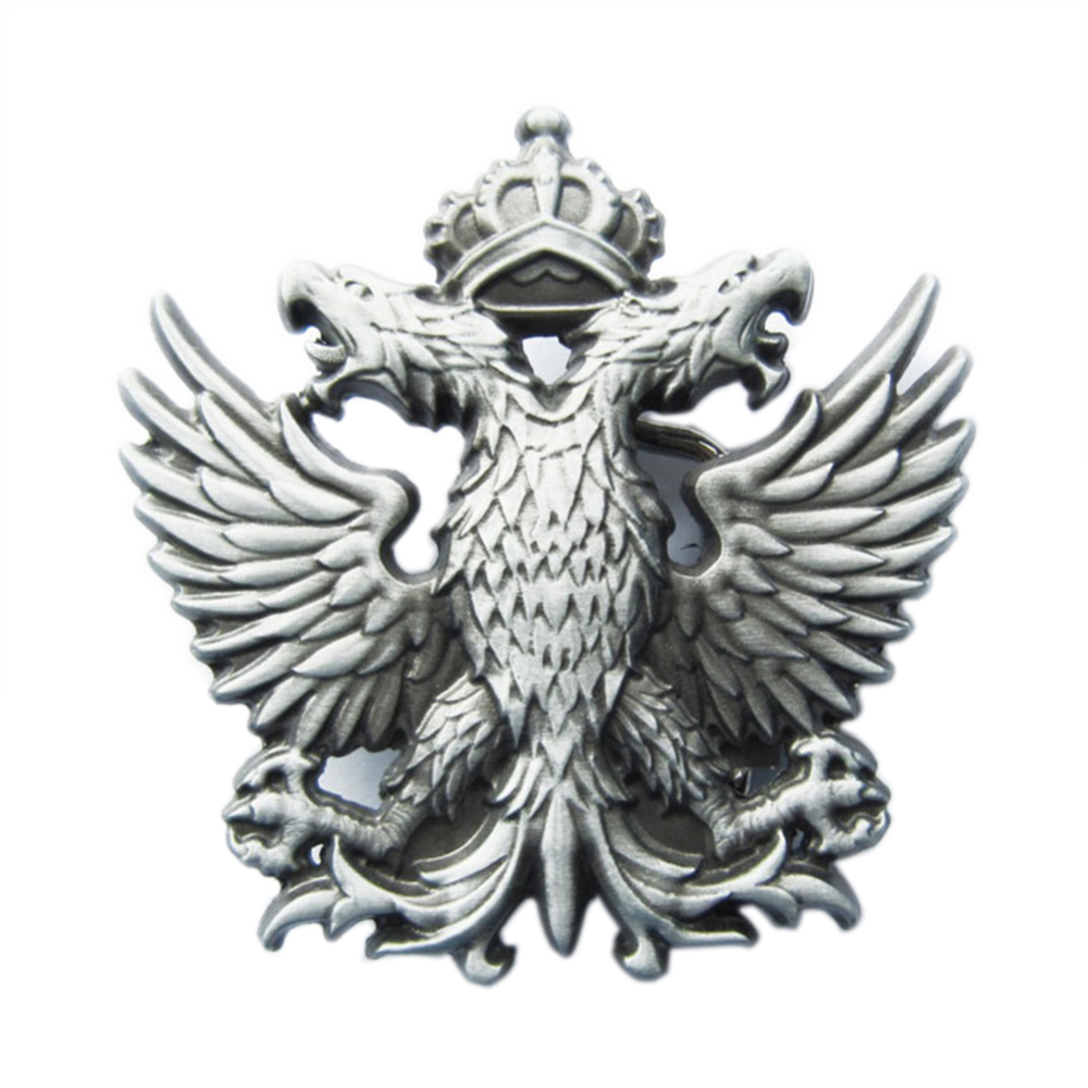 Vintage Style Russian Empire Crown Eagle Belt Buckle