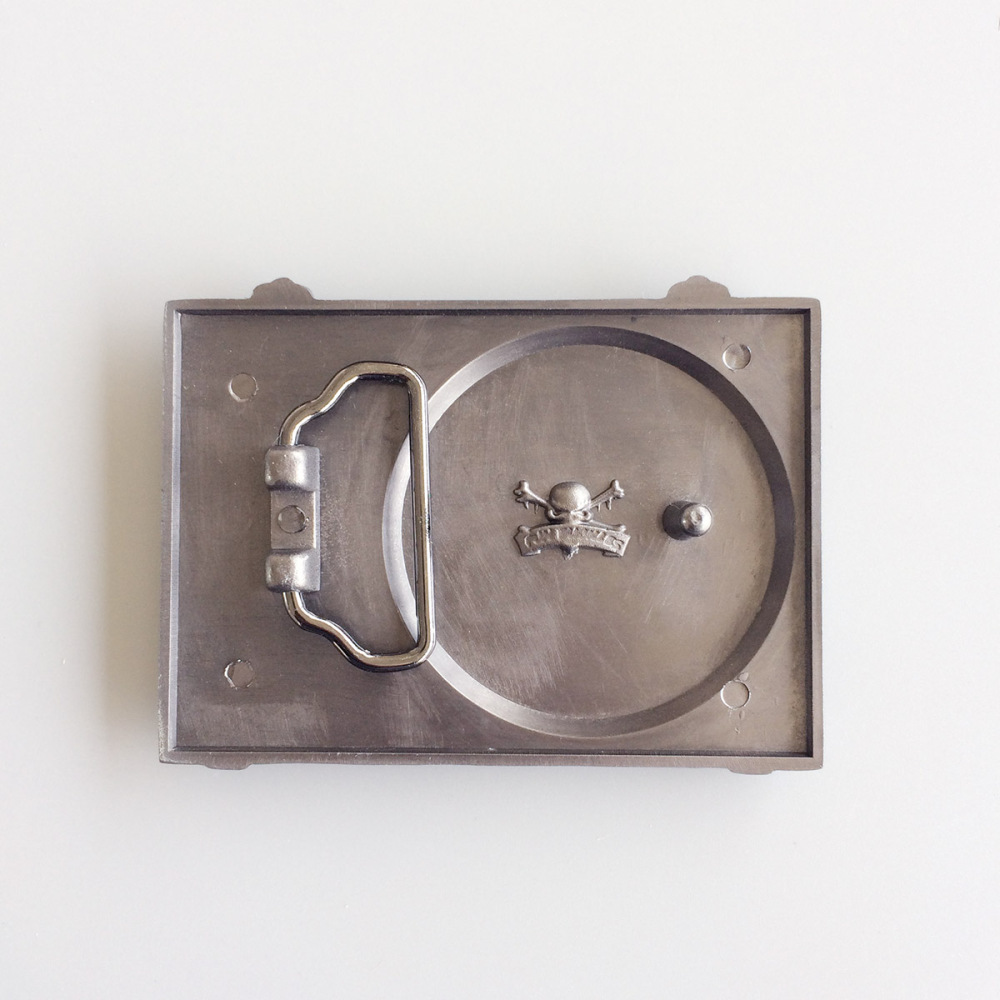 Antique Silver DJ Turntable Music Belt Buckle Boucle de ceinture