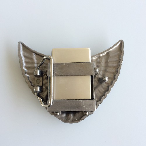 Vintage Rhinestones Angel Wings US Dollar Belt Buckle Gurtelschnalle Boucle de ceinture BUCKLE-LT015