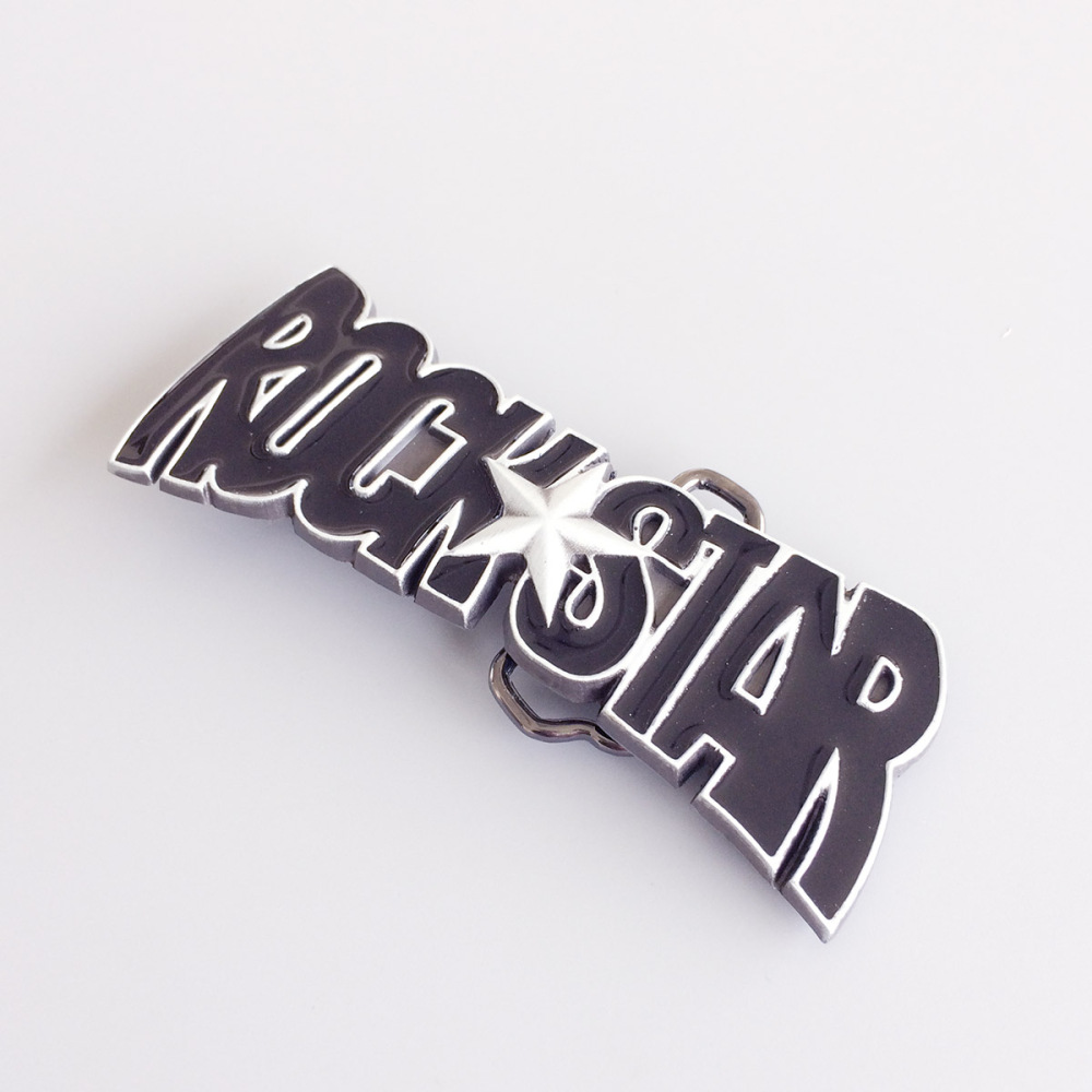 Enamel Star Music Belt Buckle