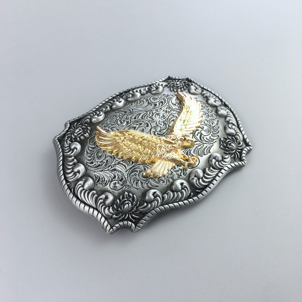 Western Rodeo Fly Eagle Double Color Belt Buckle Gurtelschnalle Boucle de ceinture