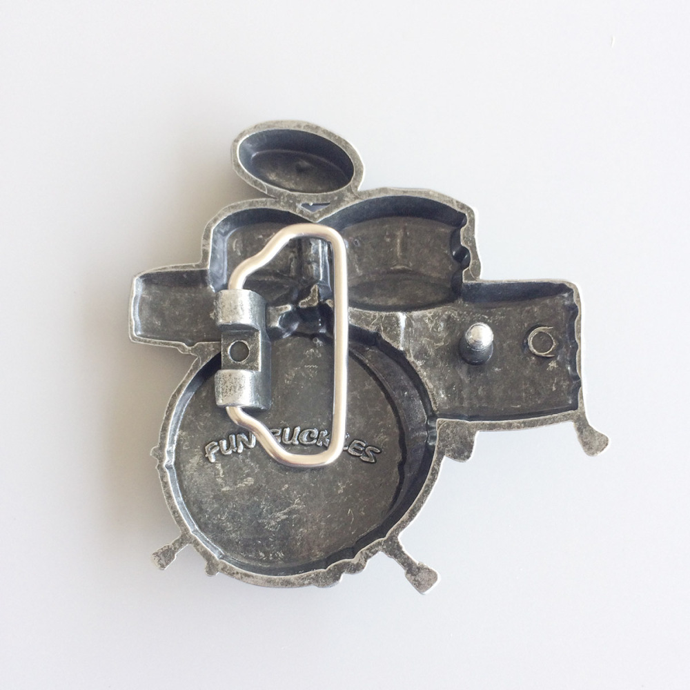 Vintage Drum Kit Music Belt Buckle Gurtelschnalle Boucle de ceinture