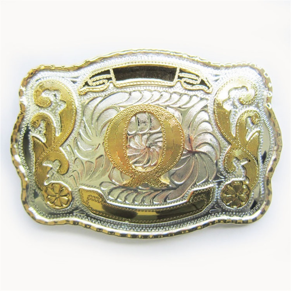 Large Size Initial Letter Q Western Cowboy Belt Buckle Gurtelschnalle Boucle de ceinture