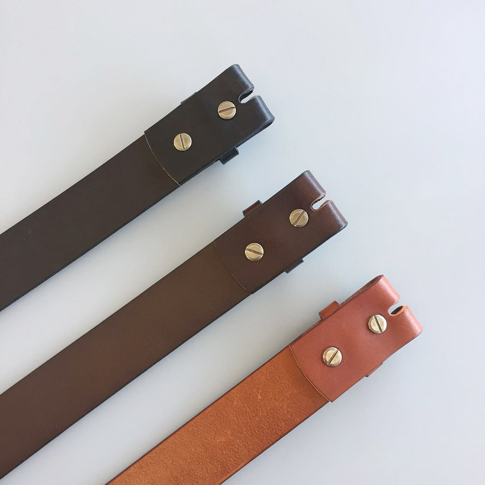 New Brown Genuine Leather Belt Solid Real Leather Belt Screws On Belt Gurtel BELT1-014ZW