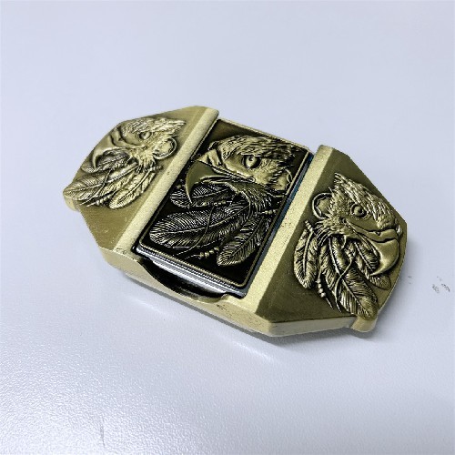 Antique Bronze Plating Western Eagle Lighter Belt Buckle BUCKLE-WG-LT01AB