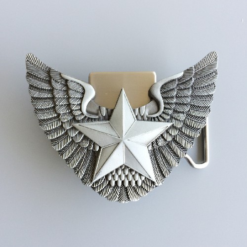 Vintage Style Angel Wing Star Belt Buckle Gurtelschnalle Boucle de ceinture BUCKLE-LT012