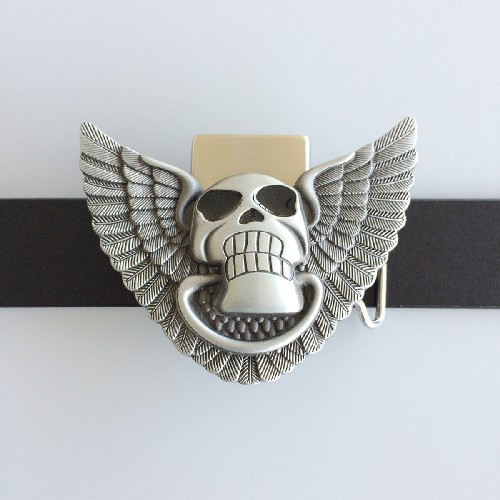 Vintage Style Angel Wing Skull Belt Buckle Gurtelschnalle Boucle de ceinture BUCKLE-LT014