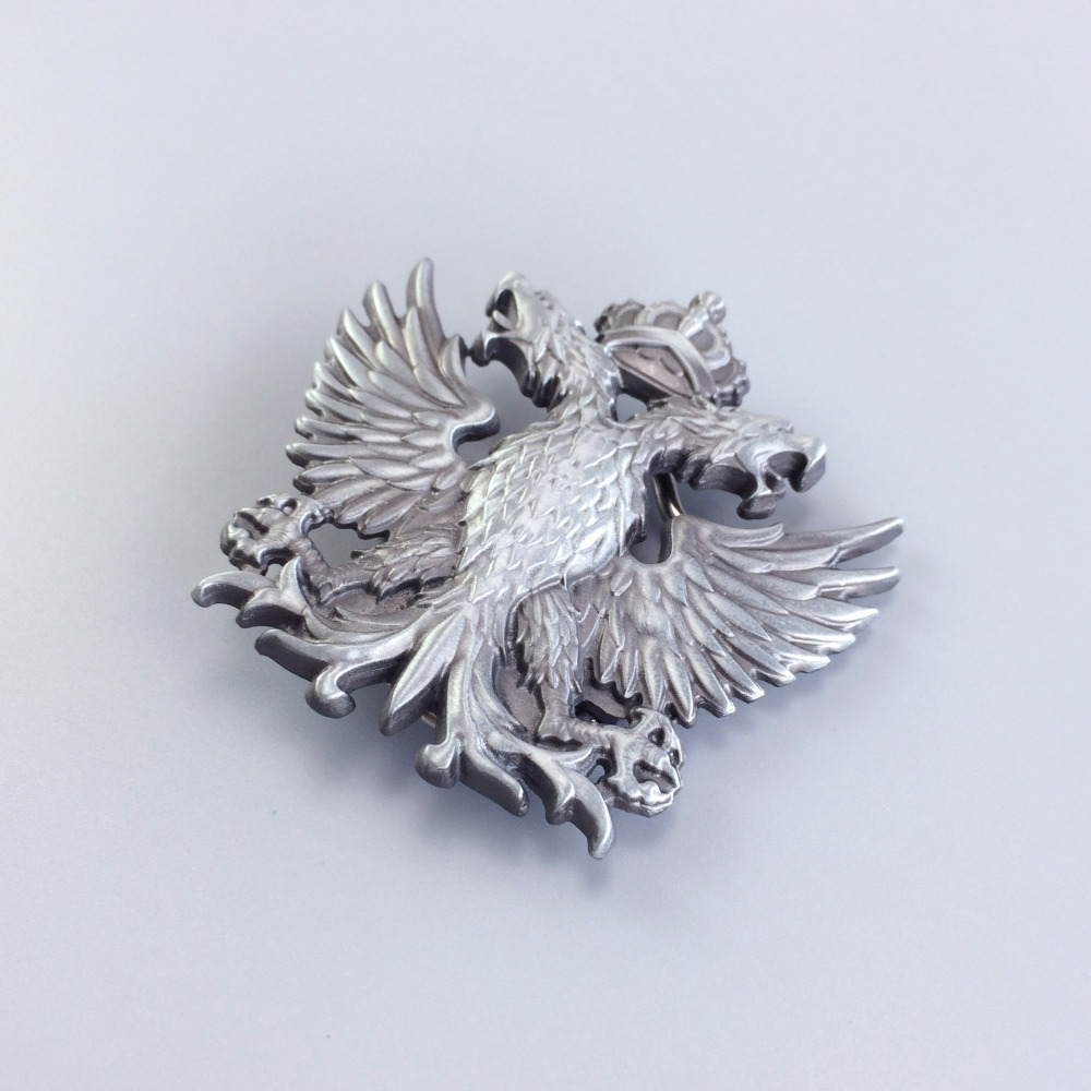 Vintage Style Russian Empire Crown Eagle Belt Buckle